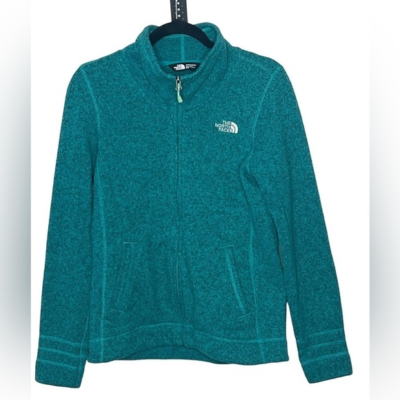 The North Face Teal / Gray Jacket Sz Medium - Picture 1 of 7